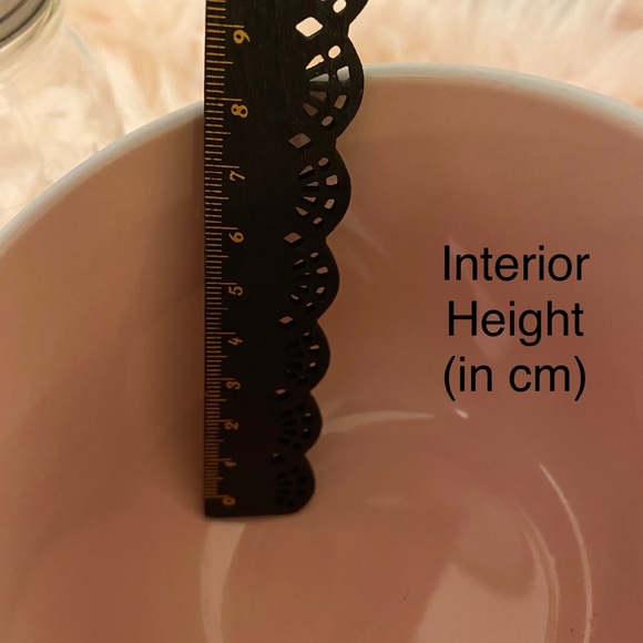 XL Coffee or soup mug- pink inside gold eyelashes! - Picture 2 of 6